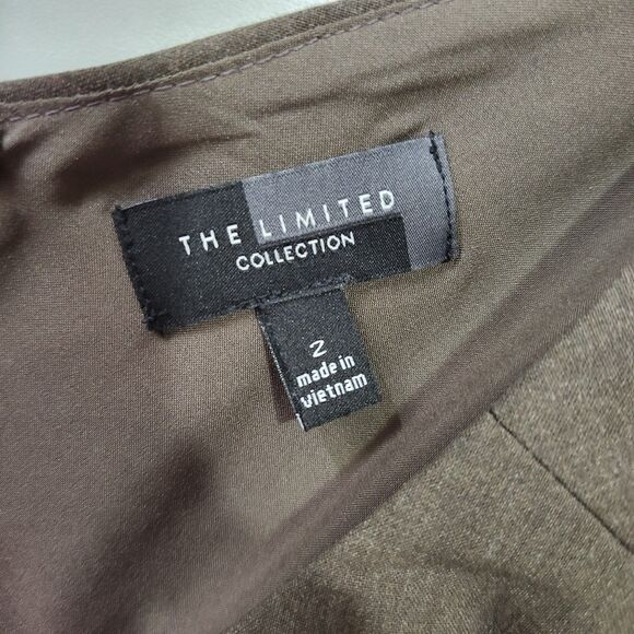 The Limited Collection Brown Sheath Dress Women’s Size 2 Cap Sleeve Career Work - Picture 3 of 9